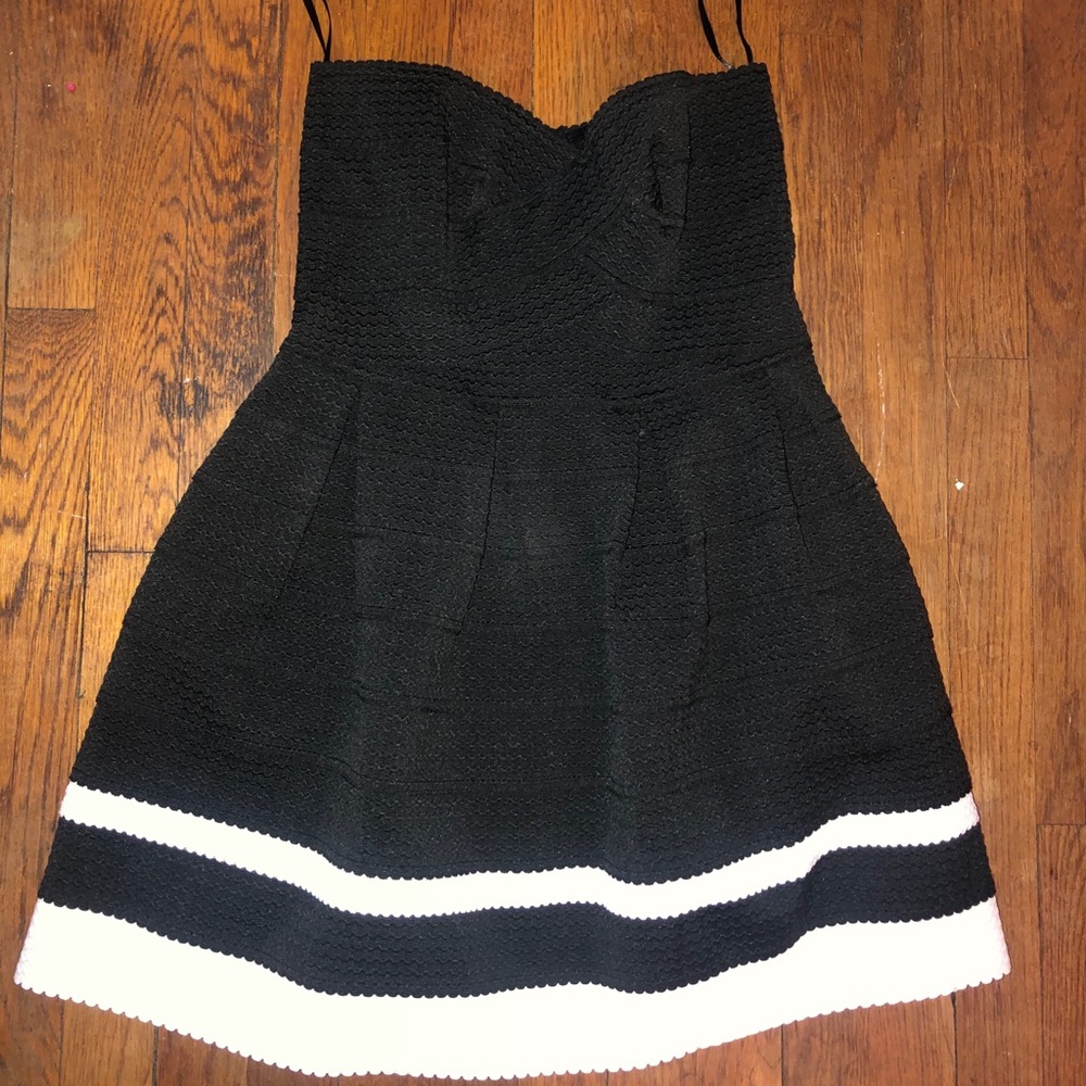 Black and white dress